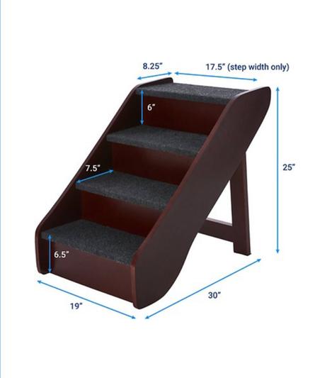 25 inch pet stairs best sale