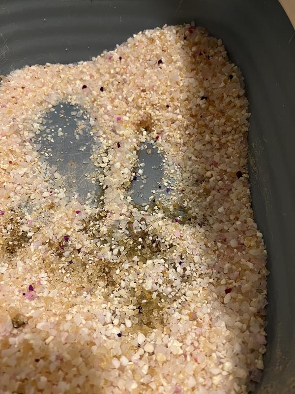 10 days of urine waste stirred as directed