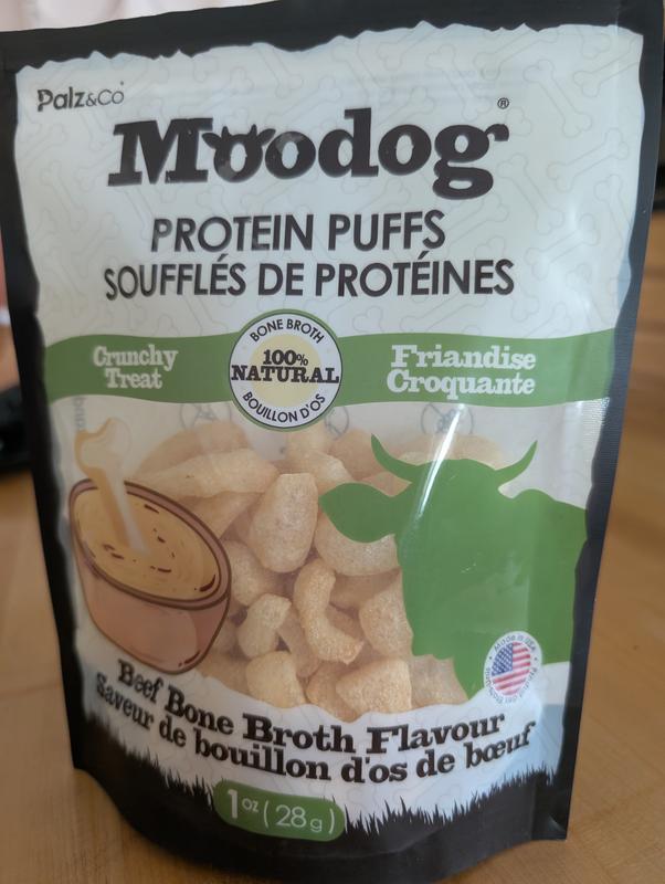 MooDog beef protein puffs