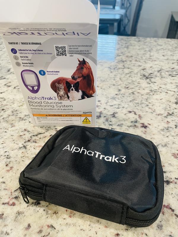 ALPHATRAK 3 Starter Kit Diabetic Blood Glucose Test Kit for Cats, Dogs ...