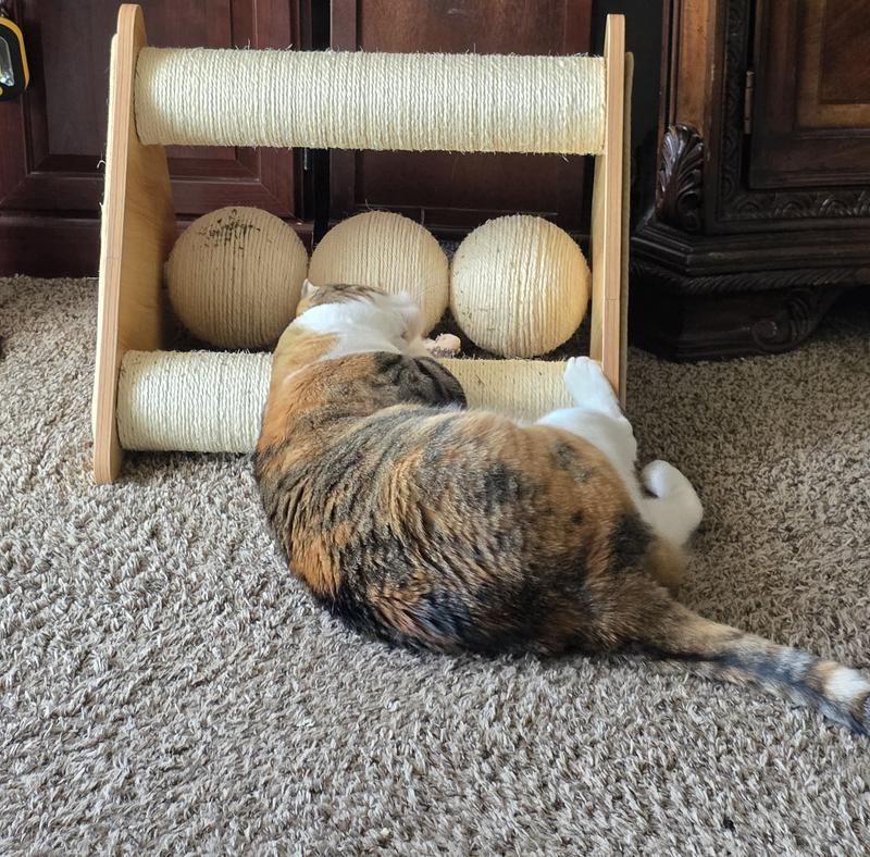 Rolling around with the sisal