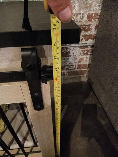 This is showing from the floor to the top