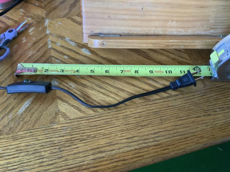 Useless short cord to switch