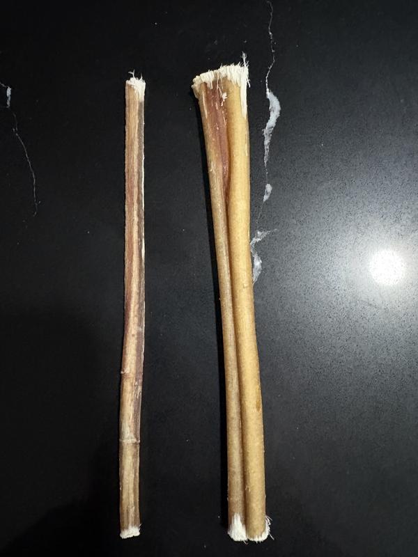 Bone on the right side is the old bone you got…bone on the left is the new ones you get.