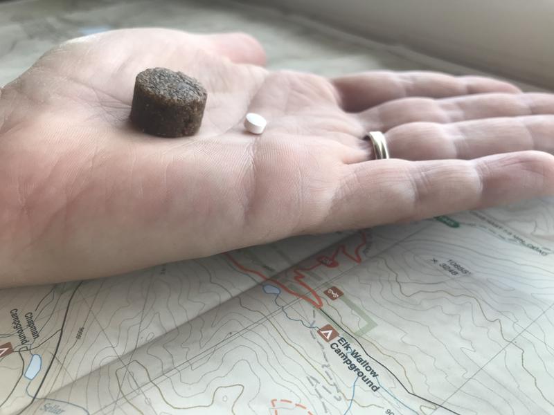 Size comparison for pill vs chewable