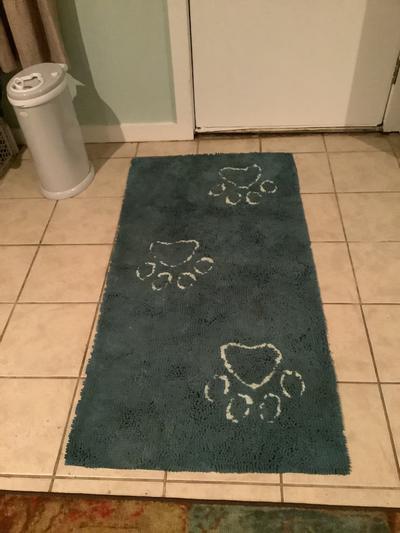 Dog Gone Smart Dirty Dog Microfiber Paw Doormat - Muddy Mats For Dogs -  Super Absorbent Dog Mat Keeps Paws & Floors Clean - Machine Washable Pet  Door Rugs with …