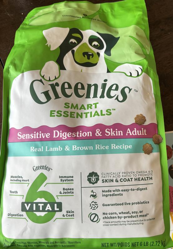 Greenies Smart Essentials Sensitive Digestion & Skin Real Lamb & Brown Rice Dry Dog Food
