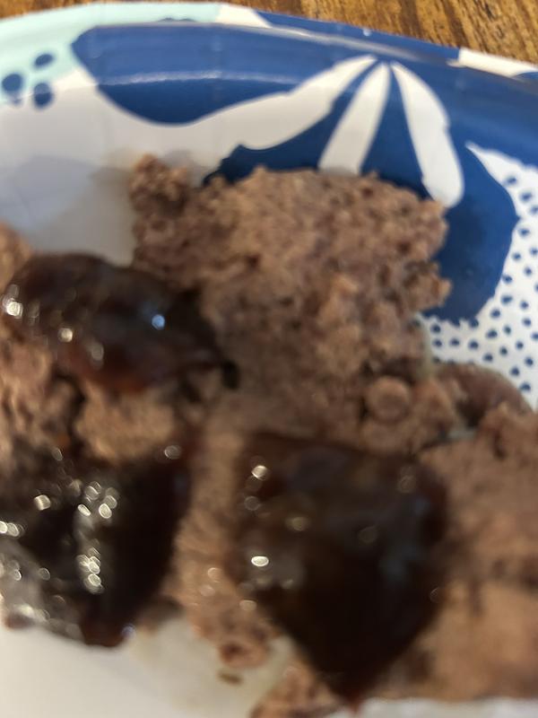 Thick gravy like texture