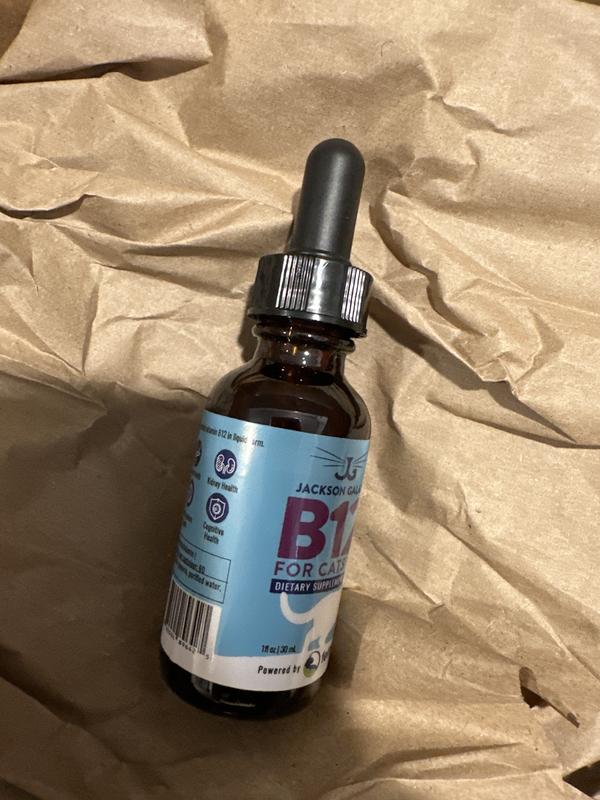 JACKSON GALAXY B12 Vitamin Supplement for Adult Cats, 1-fl oz bottle -  Chewy.com