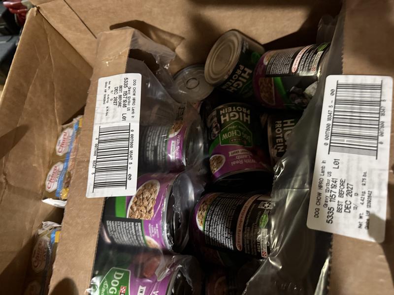 Packing ripped and dented