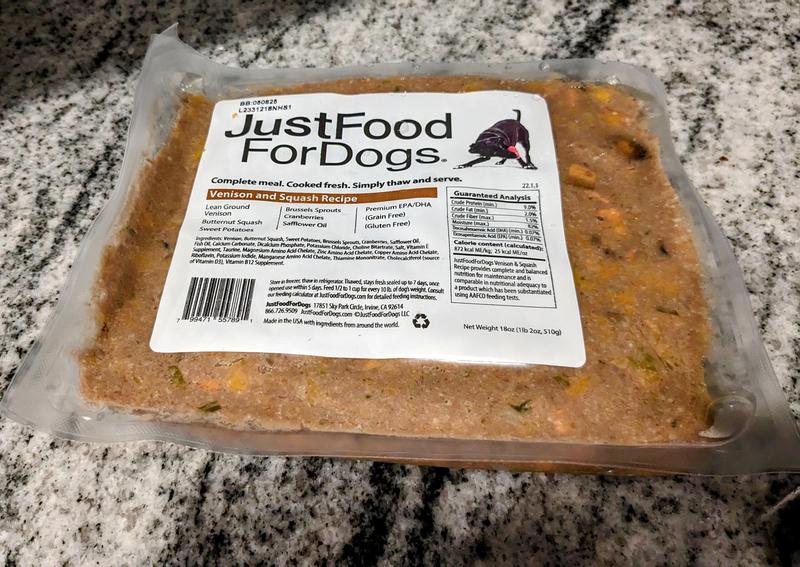 JustFoodForDogs Sampler Variety Box Frozen Human-Grade Fresh Dog Food