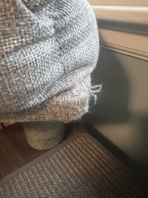 Fabric is not sturdy