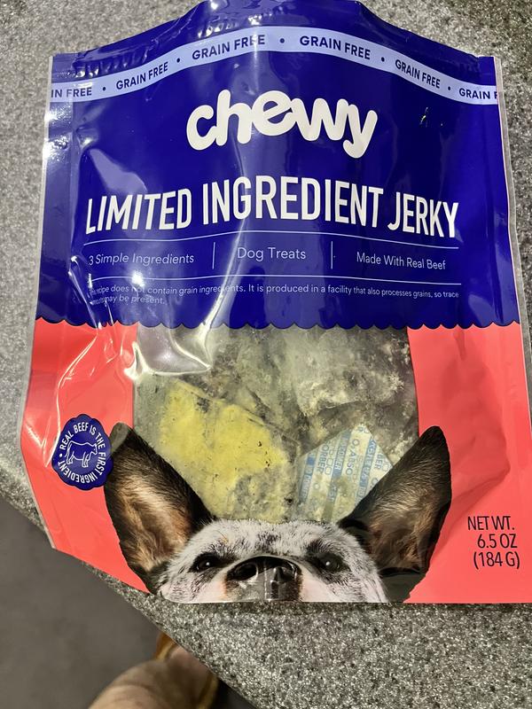 Picture of front of bag and moldy treats