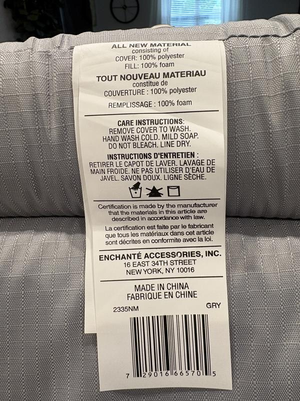 Remove cover to wash, but there is no removable cover.