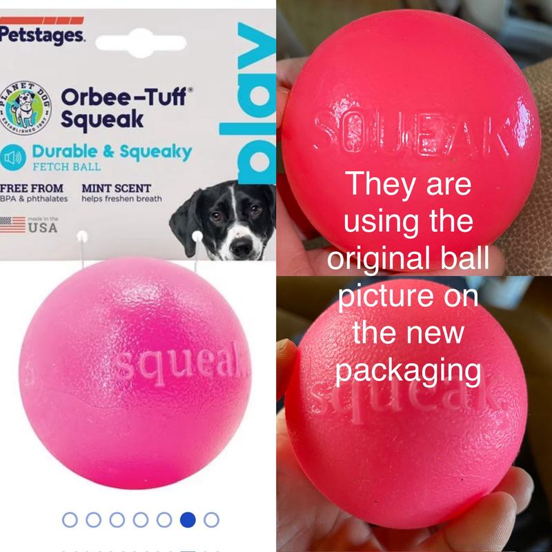 Planet Dog Orbee-Tuff Squeak Ball Dog Toy