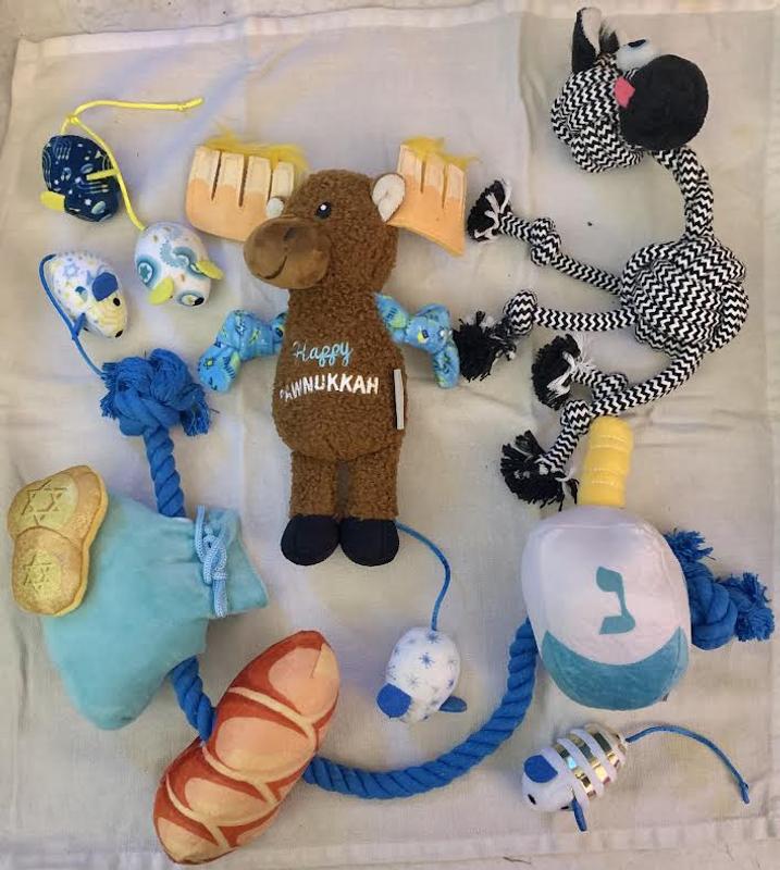 This year's pet gifts for Hanukkah from Chewy!