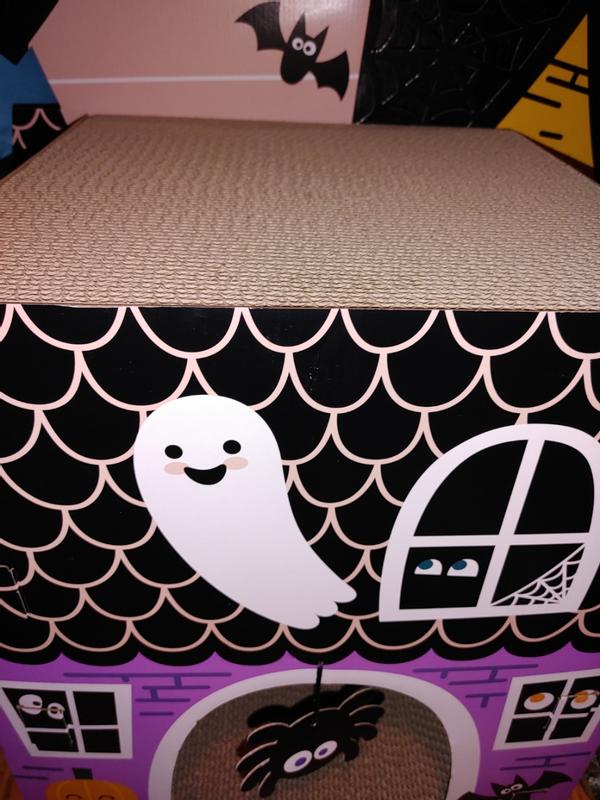 Halloween Mansion Cat House.