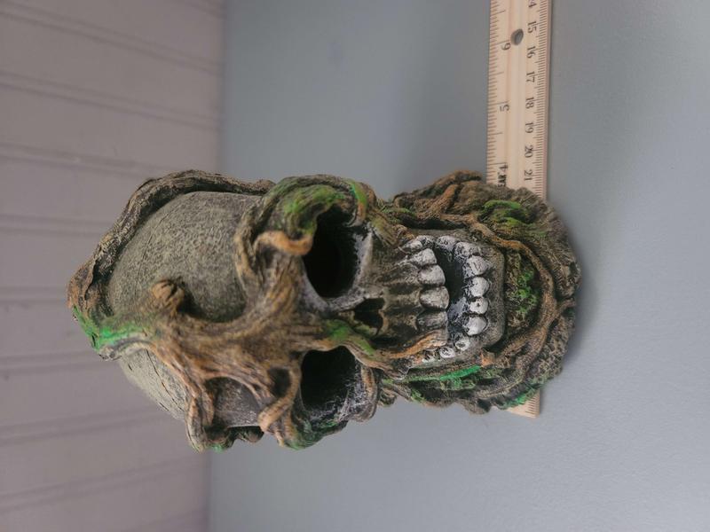 GLOFISH Cycle Skull Aquarium Ornament