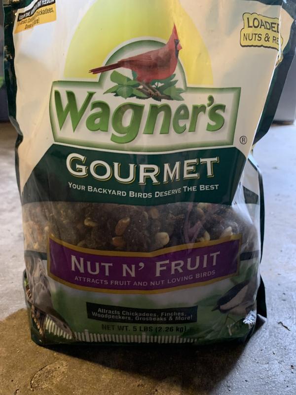 WAGNER'S Gourmet Nut N' Fruit Wild Bird Food, 5lb bag