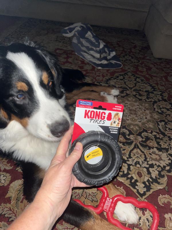 Kong tires dog outlet toy