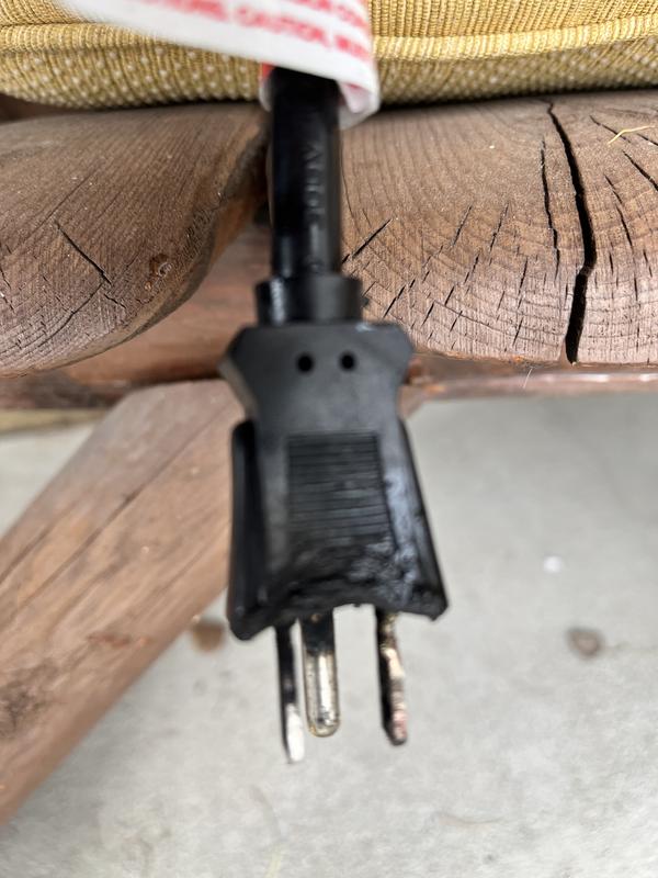 Can’t use extension cord