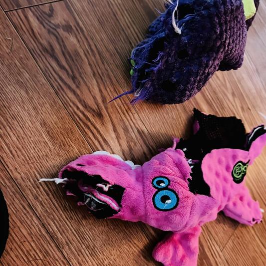 goDog Gators Squeaky Plush Dog Toy: $8, 'Almost Indestructible