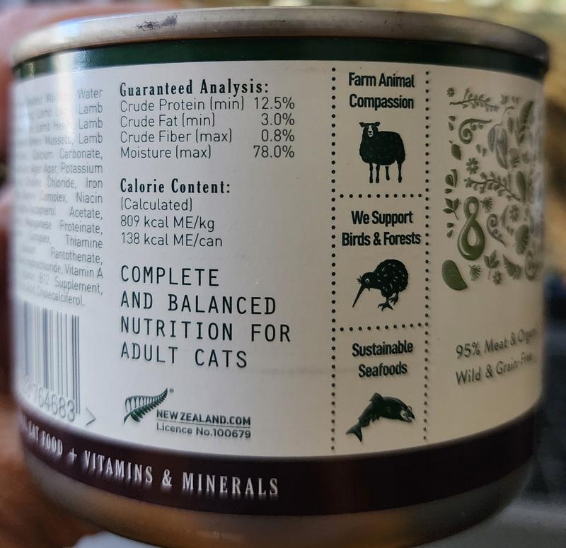 Ingredients and feeding directions