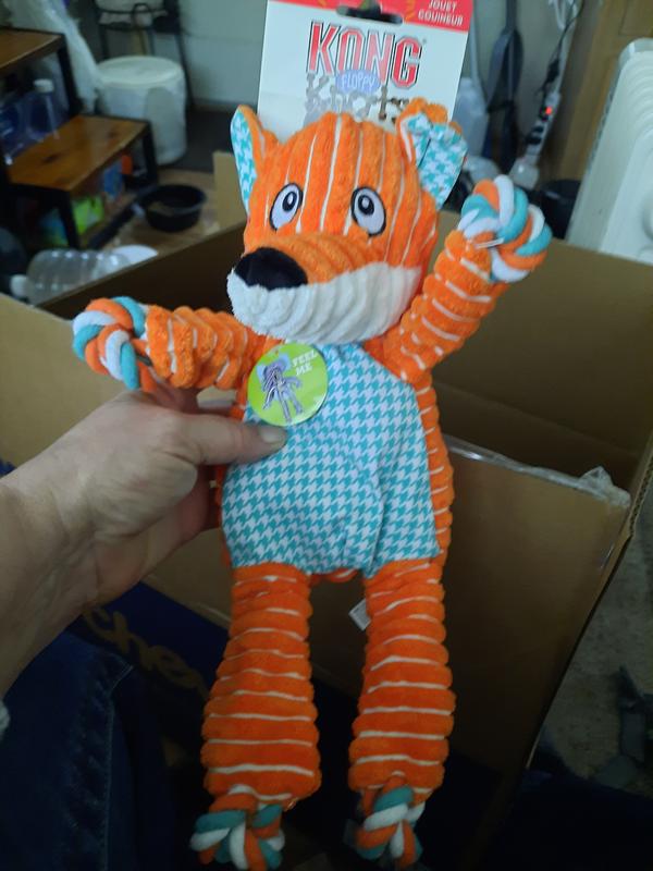 KONG Floppy Knots Dog Toy Medium/Large Fox