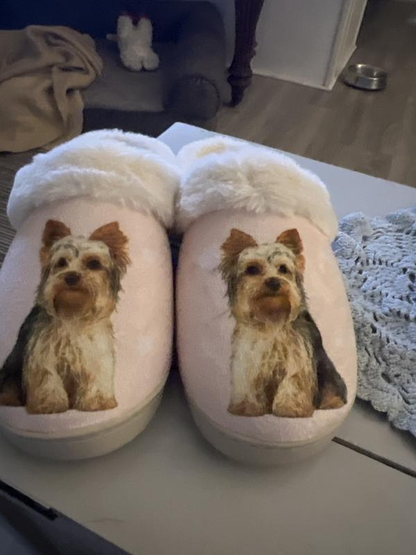 Warm puppy slippers