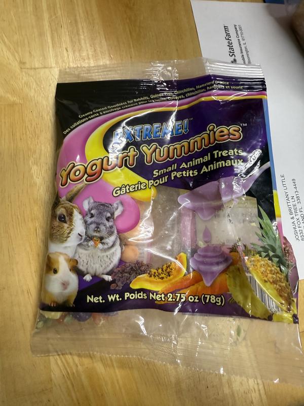 The near empty melted, torn open snacks