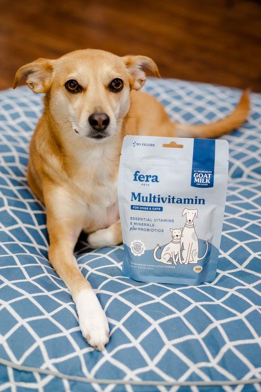 Fera Pets Multivitamin Goat Milk Topper for Dogs & Cats