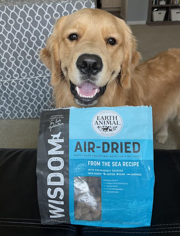 EARTH ANIMAL Wisdom Air Dried From the Sea Recipe Premium Natural