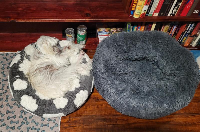 I put both down, her old one and this one. She loves it!!