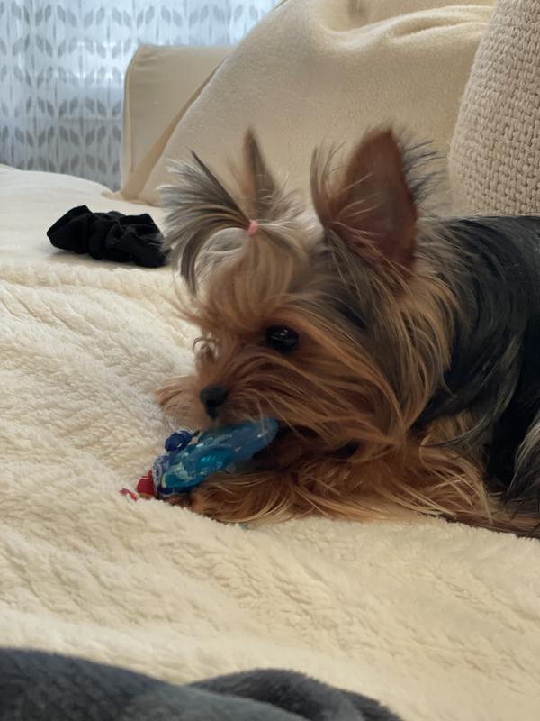 Here she is with one of her favorites