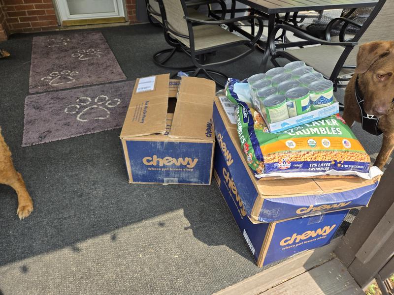 Product was delivered, not even inside the box.