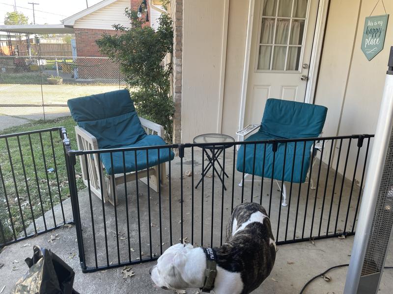 FRISCO Steel 8-Panel Configurable Dog Gate and Playpen, 30-in