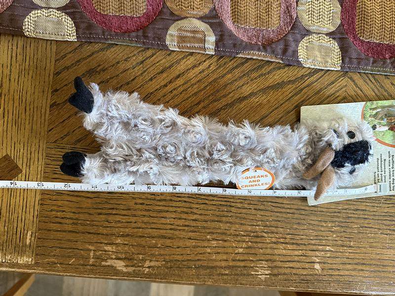 Only measures 11" from end to end!