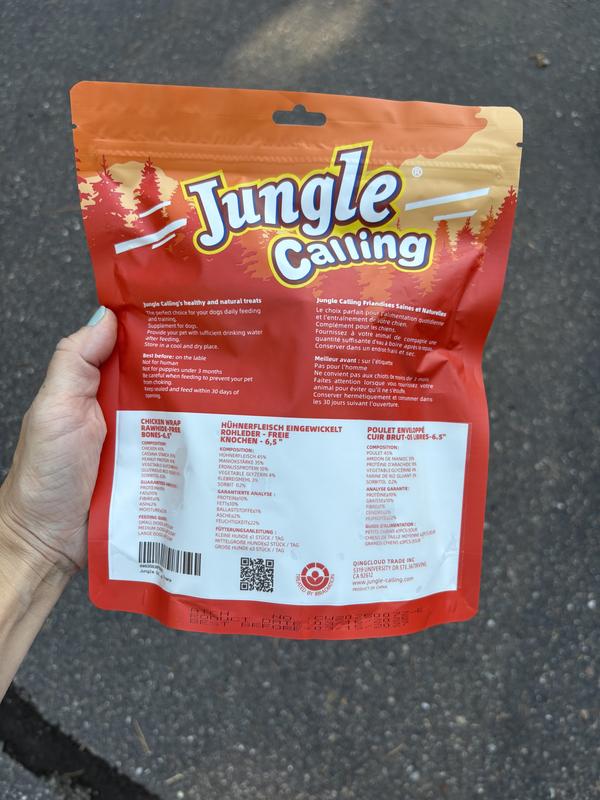 Jungle Calling 6.5in Rawhide Treat