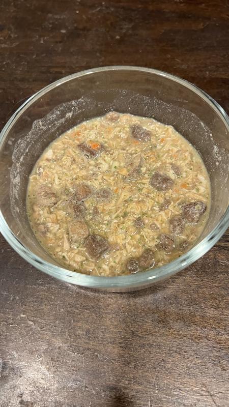 Reconstituted at the recommended 1:2 ratio