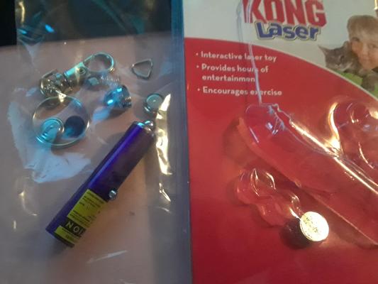 Kong laser hotsell pointer battery