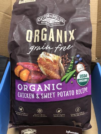 Castor & pollux organix grain free organic hotsell chicken & sweet potato recipe dry dog food