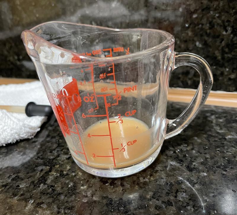 She received 60 droppers of 1.5 mls or about 2-2.5 oz.