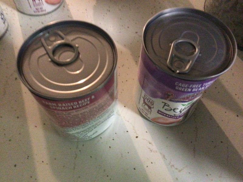 Dented cans