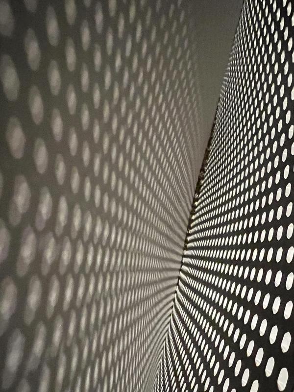 The mat opened as to see the inside of the mat