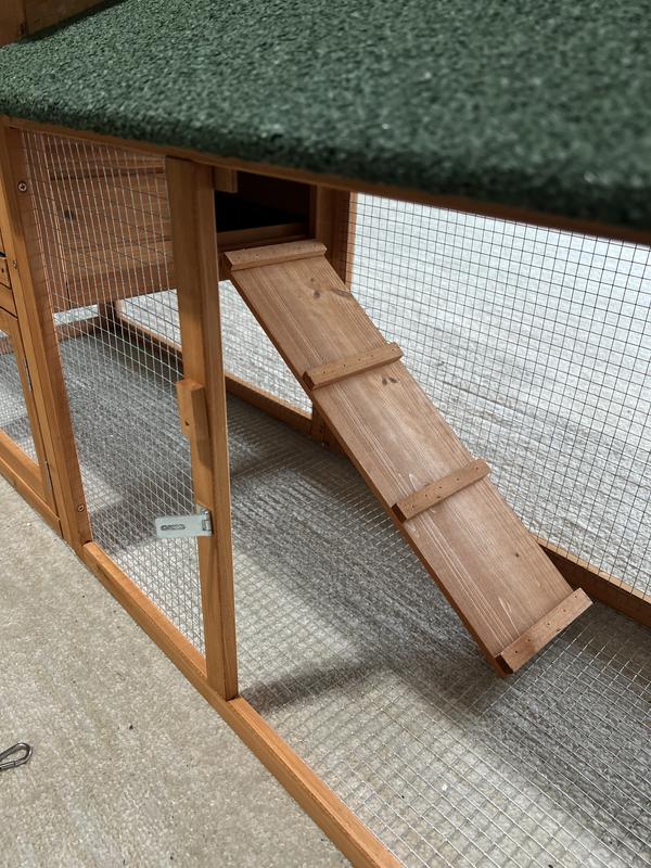 Added floor hardware cloth