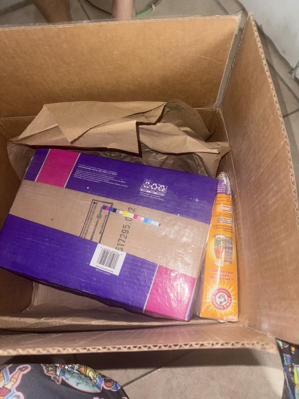 Because it was squished, it opened up and started spilling