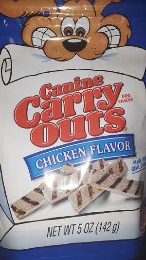 Canine carry shop outs chicken