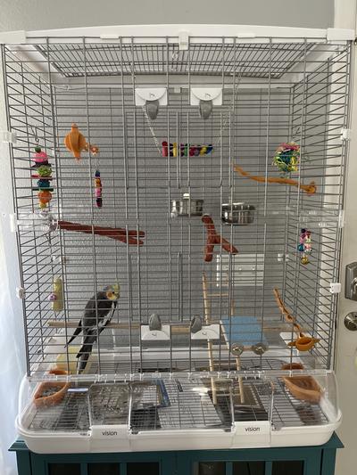 Vision bird cage outlet for sale