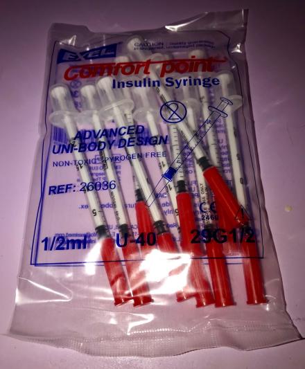 Vetone Vetrijec Insulin Syringes Needles U 40 29 Gauge X 0 5 In 1 Cc 50 Count Chewy Com