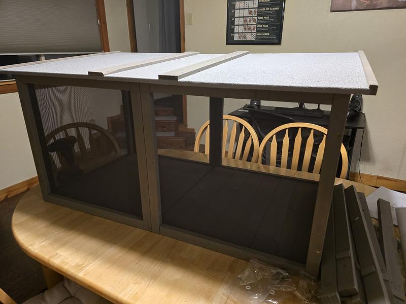 Comes together quickly once the main box is together